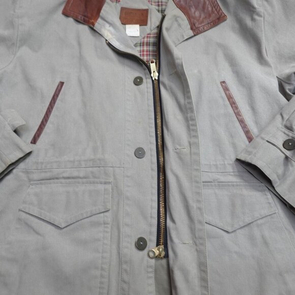 Vintage Outback Trading Barn Jacket 2XL Gray Chore Canvas - Picture 6 of 16